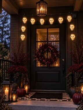 Michael Myers 10-Head Blow Mold Style Halloween String Lights w/ Sound 2020